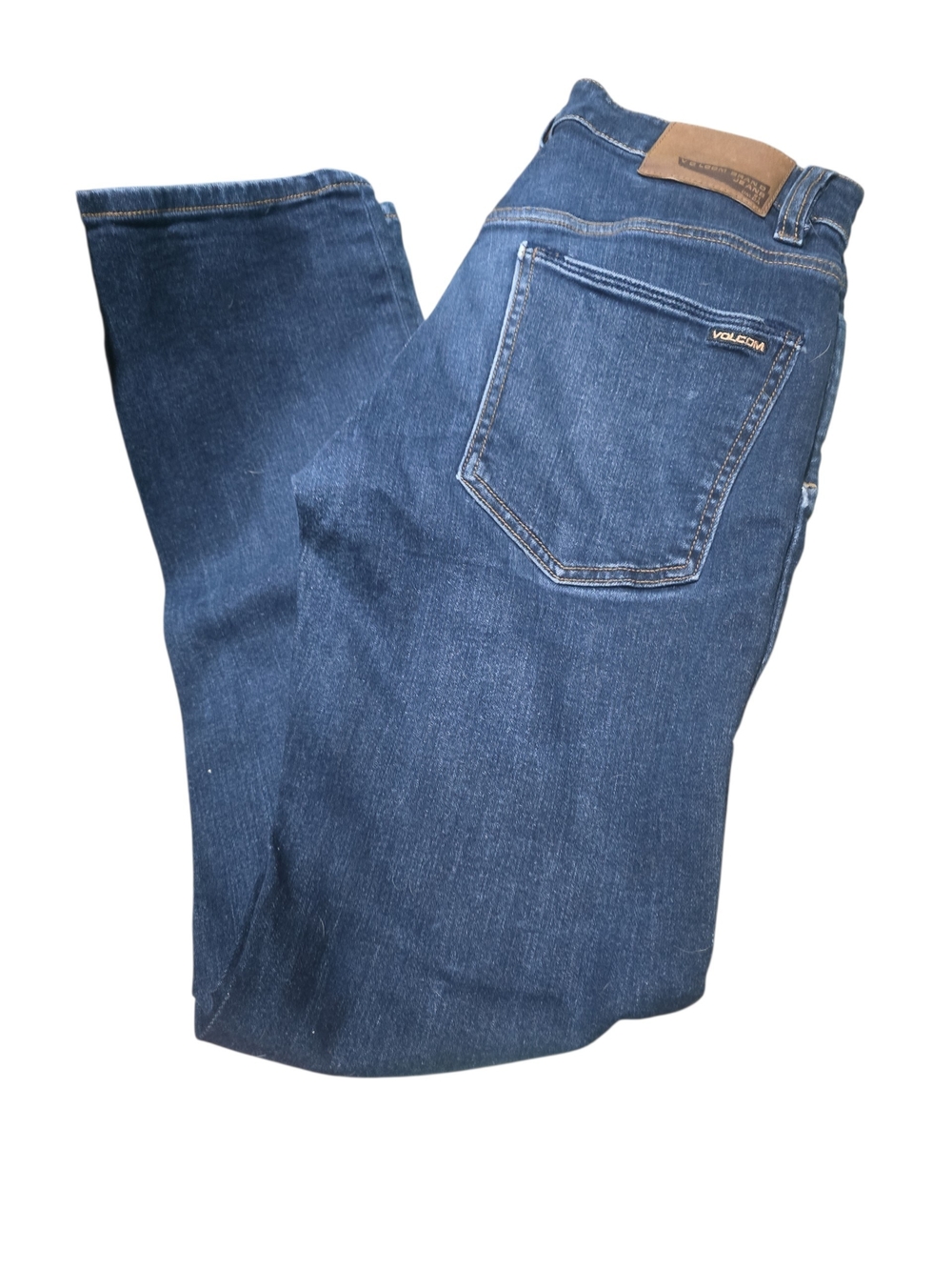 Volcom Men’s Solver Modern Straight Blue Jeans
